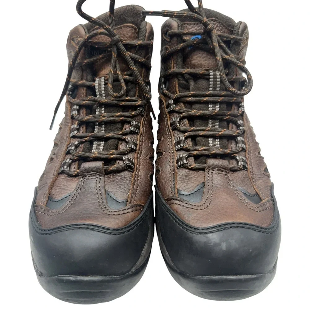 Nautilus N9546 Men's Size 10 EE Steel Toe Waterproof Work Hiking Boots Brown